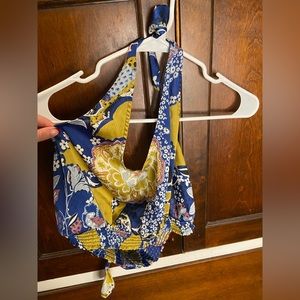 Free People top with tie back and elastic waist. Size small. Worn once.